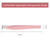 Lash Extension Tweezers Stainless Steel Volume Lash Tweezers Curved Precision Tweezers 90 Degree Angle Boot Great for Larger Fans Eyelash Extension Tweezers Professional view 4
