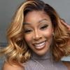 Ombre Human Hair Bundles Body Wave 4 bundle human hair 12A Virgin Unprocessed Human Hair Short Bundles Ombre Blonde Bundles(88881B/30) view 2