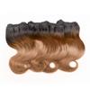 Ombre Human Hair Bundles Body Wave 4 bundle human hair 12A Virgin Unprocessed Human Hair Short Bundles Ombre Blonde Bundles(88881B/30) view 4