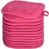 BloomSesame Makeup Remover Cloths for Face, Eye, Lips - Reusable Makeup Remover Pads Soft Microfiber Facial Cleansing Cloths 5 x 5 inch 12 Pack (Dark Pink) view 1