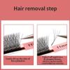 3D/4D/5D W Type Eyelash Extension 4D Curl Premade 0.05mm C Curl Individual Eyelashes 8-12mm Hybrid Artificial Mink Eyelashes Automatic Bloom Eyelashes(12mm, 4D W-Shape-0.05-C) view 2