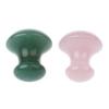 Facial Massage Gua Sha Tools, 2 Pieces, Rose Quartz and Green Facial Jade Stone, Natrual Anti-Aging Skin Rejuvenation view 1