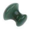 Facial Massage Gua Sha Tools, 2 Pieces, Rose Quartz and Green Facial Jade Stone, Natrual Anti-Aging Skin Rejuvenation view 3