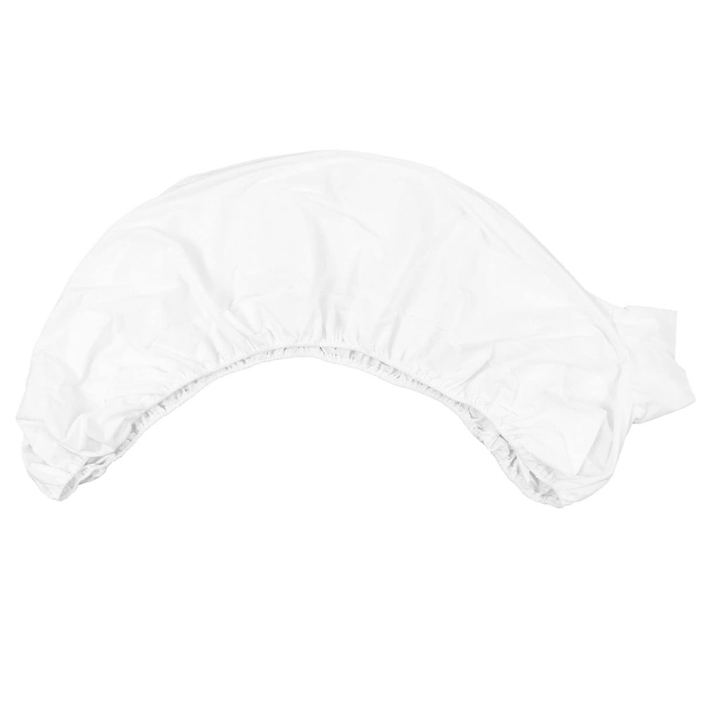 Massage Table Fitted Sheet with Face Hole Exam Table Bed Cover Spa Massage Bed Cloth Lash Bed Cover Protector for Shop White L
