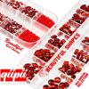 qiipii 4080Pcs Red Nail Rhinestones Multi Shapes Ruby Rhinestones for Nails 1.5-4mm Crystal Gems Siam Red Round Flatback Beads Glass Stones Diamonds jewels Charms for Nails Face Eyes Makeup DIY Crafts view 2