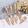 qiipii 4080Pcs Gold Nail Rhinestones, More Quantity 1.5-4mm Mini Flatback K9 Glass Crystal & 3D Multi Shapes Gems, Champagne Gold Gems Round Stones Diamonds jewels Gemstones for Nail Face Eyes Makeup view 2