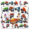 Blaze and the Monster Machines Tattoos Party Favors Bundle ~ 70+ Perforated Individual 2" x 2" Blaze Temporary Tattoos for Kids Boys Girls (Blaze Party Supplies MADE IN USA) view 1