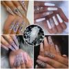 qiipii 4080Pcs Crystal AB Nail Rhinestones 1.5-4mm More Quantity Glass Iridescent Flatback Gems for Nails Round Beads Stones Diamonds jewels Nail Art Charms for Nails Face Eyes Makeup Tumblers Crafts view 3