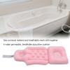 and Blue Bathtub Cushion, Soft Breathable Folding Headrest Back Support for Home and Salon, Bath Pillow Cushion for Adults Spa () view 4
