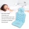 and Blue Bathtub Cushion, Soft Breathable Folding Headrest Back Support for Home and Salon, Bath Pillow Cushion for Adults Spa (Blue) view 3