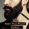Beard Filler Pen, 3 Pieces Beard Contour Pencils, Enhance and Color Facial Hair (White, Black, Brown) view 3