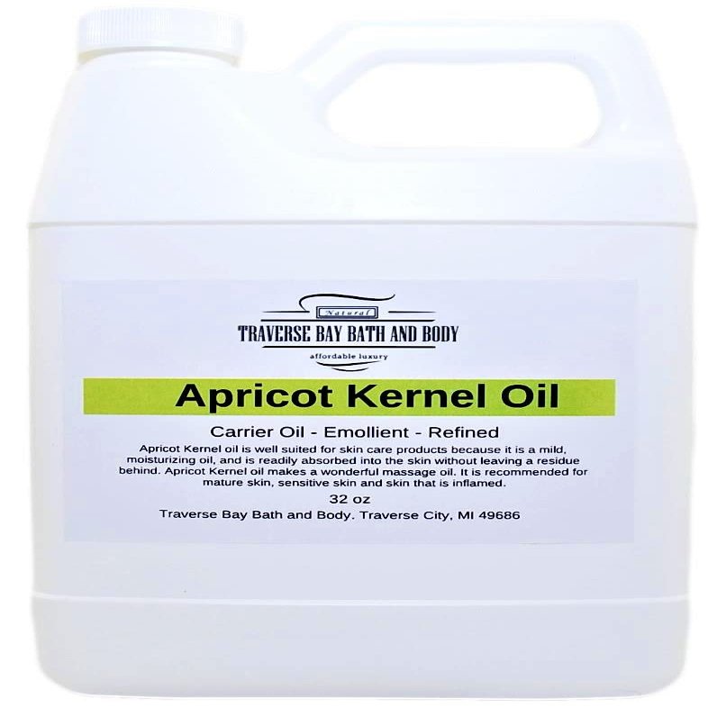 Apricot Kernel Oil 32 oz., Safety sealed container, Soap making, lotion, creams, massage oil, bath, beauty, lip balm