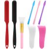 8 Pcs Hair Waxing Removal Beauty Tools Kit Include Hair Wax Cleansing Spatulas Waxing Applicator Silicone Stir Sticks Large Area Hard Wax Sticks Silicone Scraper for Removal Waxing Beauty Makeup view 1
