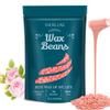 Everluxe Wax Beads-1LB Pink Hard Wax Beads For Hair Removal-Waxing Beads For Sensitive Skin With Rose Extract-Perfect For Bikini/Brazilian/Face/Body Waxing-At Home Beads For Women Men view 1