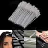 200 Pcs Disposable Mascara Wands, Crystal Spoolies Brush for Eyelash Extensions, Spooly Eyelash Eyebrow Brushes Lash Wand Applicator Makeup Kits (White) view 4