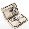 WMYDNX Professional Manicure Set- 7 in 1 Stainless Steel Nail Care Set Pedicure Set Nail Scissors Thick Nail Scissors with Cuticle Trimmer Safe (Color : Gray) view 1