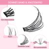 280 Pcs Individual Lashes 30D-C-0.07-9-16mix Cluster Lashes 10D 20D C D Curl Wispy Lashes Bottom Lashes DIY Lashes At Home30D-C-0.07-9-16mix view 2