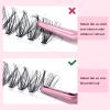 280 Pcs Individual Lashes 30D-C-0.07-9-16mix Cluster Lashes 10D 20D C D Curl Wispy Lashes Bottom Lashes DIY Lashes At Home30D-C-0.07-9-16mix view 4