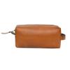cuero Leather Buffalo DoppKit Toiletry Travel Unisex Toiletry Cosmetic Pouch Shaving Kit Men Women (TAN) view 1