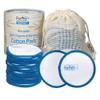 ForPro Professional Collection Expert Reusable Cotton Rounds (20 Pack), 100% Organic and Bamboo Makeup Remover Pads, Includes Drawstring Laundry Bag and Storage Container view 1