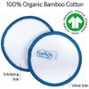 ForPro Professional Collection Expert Reusable Cotton Rounds (20 Pack), 100% Organic and Bamboo Makeup Remover Pads, Includes Drawstring Laundry Bag and Storage Container view 3