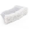 300 Pcs Disposable Mascara Wands, Crystal Spoolies Brush for Eyelash Extensions, Spooly Eyelash Eyebrow Brushes Lash Wand Applicator Makeup Kits (White) view 1
