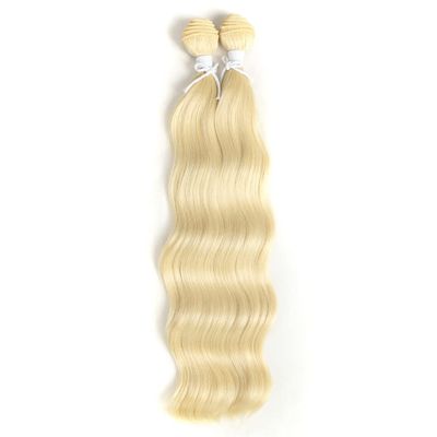18 Inch Synthetic Hair Natural Loose Wave Hair Bundles 2Pcs/Lot Heat Resistant Ombre Weave Hair Extension #613 18inches