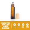KALLORY Glass Roll on Bottle Essential Oil Roller Bottles Empty Roller Bottles Empty Roller Ball Bottle Essential Oil Bottle 10ml (12 Pcs) view 4