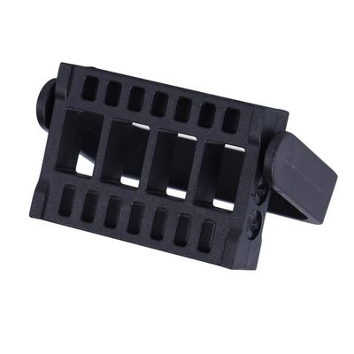 16 Holes Nail Drill Bits Holder Nail Grinding Head Storage Box Nail Salon Organizers for Home Use or Nail Salon (Black)