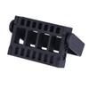 16 Holes Nail Drill Bits Holder Nail Grinding Head Storage Box Nail Salon Organizers for Home Use or Nail Salon (Black) view 1
