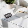 16 Holes Nail Drill Bits Holder Nail Grinding Head Storage Box Nail Salon Organizers for Home Use or Nail Salon (Black) view 2