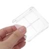 AKOAK 2 Pcs Empty Makeup Board, Lipstick Palette, Refillable Eyeshadow Storage Box, 4 Grids Eyeshadow Lipstick Tray, Plastic Clear Makeup Tray, DIY Makeup Foundation Blush Eyebrow Powder Container view 2