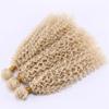 Kinky Curly Hair Weave Synthetic Hair Bundles Afro Kinky Curly Hair Extensions 16-30 Inch #1B 26inches 1 PC view 4