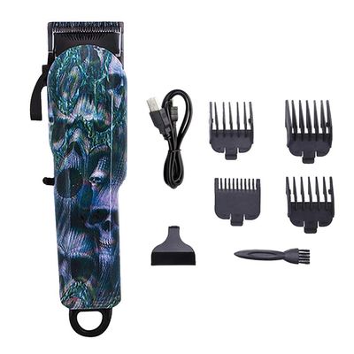 Professional Hair Clippers for Men, Professional Electric Hair Clipper Rechargeable Cordless Haircutting Kit for Men Electric Trimmer Cutter set (Color : Skeleton)