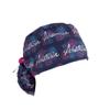 Ponytail Medical Scrub Cap  Anesthesia Floral - Dr. Hats, Nurses Hats. view 1