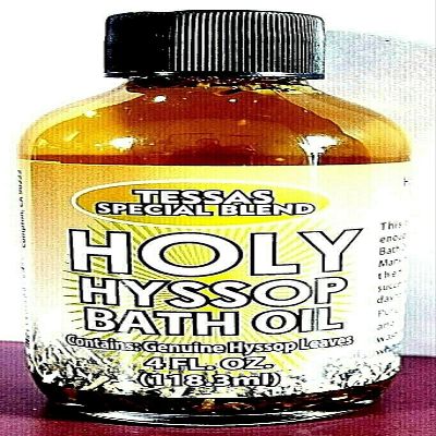 12 Pcs Tessas' Special Holy Hyssop Bath Oil 4 Fl Oz