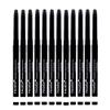 Beauty Spot (12pcs) Nabi Retractable Waterproof Eyeliner Pencil - Long Lasting Fade Resistant Formula - Quick Makeup Remover (White) view 1