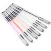 Ruluti Microblading Pens 7pcs Double-Headed Eyebrow Embroidery Tattoo Pens Crystal Handle Flat and Round Needle Pen Holder view 1