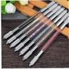 Ruluti Microblading Pens 7pcs Double-Headed Eyebrow Embroidery Tattoo Pens Crystal Handle Flat and Round Needle Pen Holder view 3