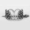 Viking Hair Hairpins Celtics Knots Heart-Shaped Runes Hair Clips Stick Slide Nordic Mythology Barrettes Women Hair Ornaments Vintage Handmade Hairpin,Silver,Celtic Knot 1 view 1