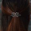 Viking Hair Hairpins Celtics Knots Heart-Shaped Runes Hair Clips Stick Slide Nordic Mythology Barrettes Women Hair Ornaments Vintage Handmade Hairpin,Silver,Celtic Knot 1 view 3