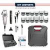Wahl USA Pro Ultra Quiet High Torque Corded Hair Clipper for Ultra Quiet Operation and Cooler Operating Temperatures, Metal Housing with Bonus Hair Clipping Guard Caddy - Model 3000097 view 2