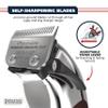 Wahl USA Pro Ultra Quiet High Torque Corded Hair Clipper for Ultra Quiet Operation and Cooler Operating Temperatures, Metal Housing with Bonus Hair Clipping Guard Caddy - Model 3000097 view 4