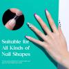 Beetles Gel Nail Tips 500Pcs Medium Coffin Pre Shaped Clear Full Cover False Nails Press on for Gel Art Polish Soak Off Lamp Easy Nail Extensions Acrylic view 4