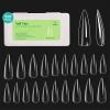 Beetles Gel Nail Tips Clear, Stiletto Medium, 500Pcs 10 Sizes, Pre-Shaped Full Cover Soft Acrylic False Press On Nail Tips Stiletto Shape Easy DIY Fall Nail Extension Salon Gift for Women view 1