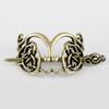 Viking Hair Hairpins Celtics Knots Heart-Shaped Runes Hair Clips Stick Slide Nordic Mythology Barrettes Women Hair Ornaments Vintage Handmade Hairpin,Copper,Celtic Knot 1 view 1