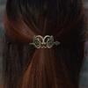 Viking Hair Hairpins Celtics Knots Heart-Shaped Runes Hair Clips Stick Slide Nordic Mythology Barrettes Women Hair Ornaments Vintage Handmade Hairpin,Copper,Celtic Knot 1 view 3