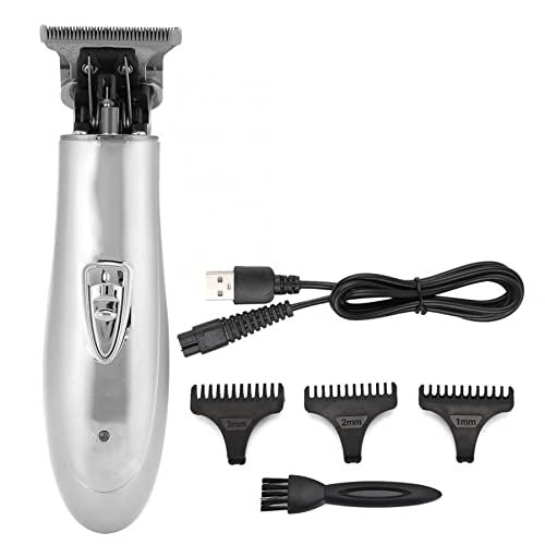 Professional Hair Clippers for Men, Electric Hair Trimmer Oil Head Hair Clipper Hair Styling Barber Haircutting Tool Silver Hair Removal Cutting Barber Salon Tool