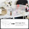 Cosmetic Storage Box Makeup Brush Holder Cosmetic Brush Storage Lip Gloss Clear Lipgloss Display Case Makeup Brush Stand Eyebrow Pencil Pen Cup Pen Holder Grid The Pet view 4