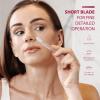 Dermaplane Razor for Women Face, (6 Count) Professional Dermaplaning Tool for Peach Fuzz, Facial and Eyebrow Hair Removal, Gentle Skin Exfoliation Blade view 3